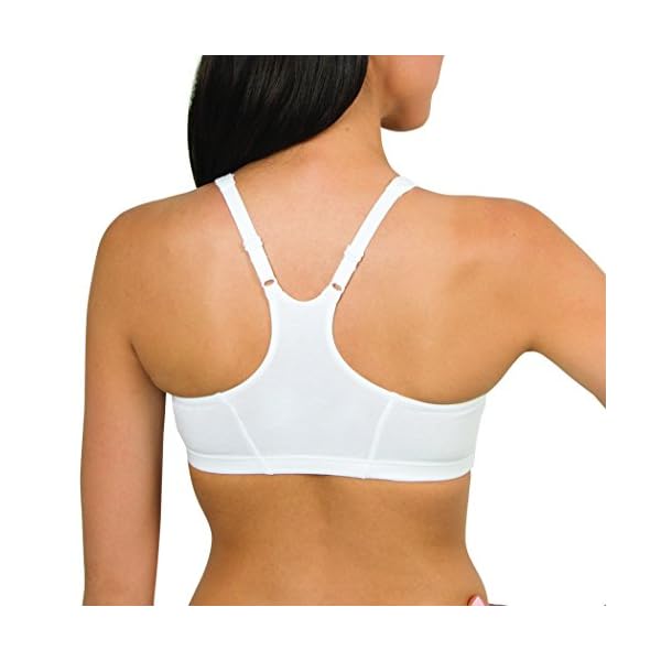Fruit-of-the-Loom-Womens-3pk-Shirred-Front-Racerback-Sport-Bras Fruit of the Loom Women's Adjustable Shirred Front Racerback Sports Bra, 3-Pack, White/Heather Grey/Black Hue, 42
