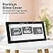 KeaBabies Baby Sonogram Picture Frames - Trio Ultrasound Picture Frames, First Time Mom Gift, Cute Pregnancy Reveal Photo Frame, Baby Gender Reveal Gift,Newborn Nursery Decor(Onyx Black)