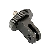 Ulanzi Aluminum 1/4'' 20 Tripod Mount Adapter Compatible for GoPro Hero 8 7 5 6 4 Session SJCAM SJ4000 Xiaomi Yi 4K H9 Eken Accessory for Ulanzi ST-03 ST-02S Phone Tripod Mount