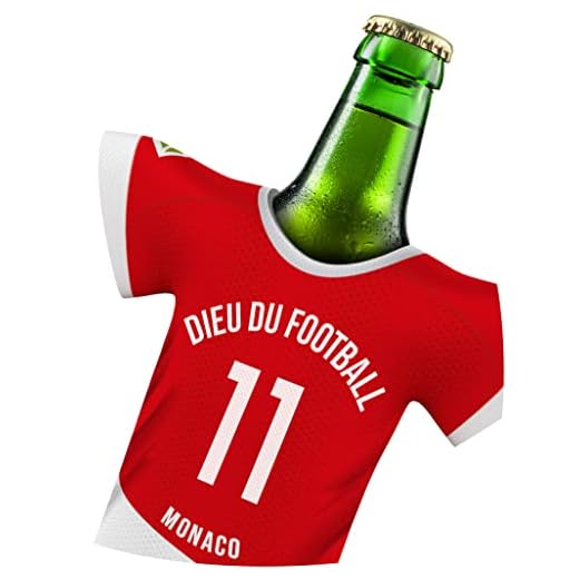myfanshirt Monaco Article Convient à Fans Monaco Tricot Housse Refroidisseur à bière Cadeaux Homme Anniversaire Fussball-Gott by FRFRT