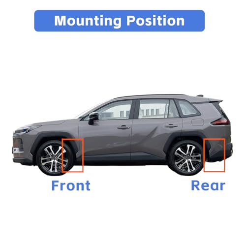 Image of Mud Flaps for 2026 Toyota RAV4 Mudflaps Mud Splash Guards, No-Drill Installation, Protects Against Rocks and Debris, Compatible with RAV4 MudGuards Exterior Accessories (Not Fit for Woodland Trim)