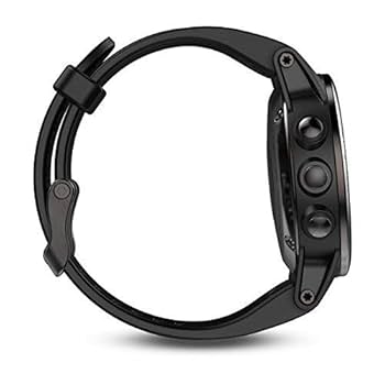 Amazon.com: Garmin Fenix 5S Sapphire - Black with Black Band