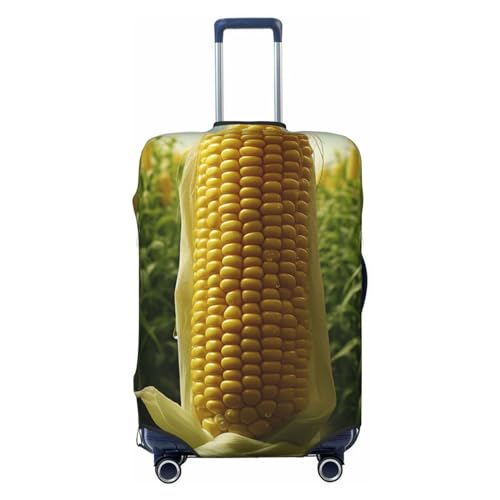 Housse de bagage élastique Maize noire lavable anti-rayures pour valise de taille L de soute
