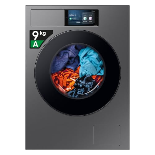 Samsung Lavatrice BESPOKE AI Laundry WF90F09C4S/U3 Libera installazione, 9 Kg,