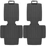 insefocc Car Seat Protector for Child Car Seat，TPE Waterproof & Anti-Slip （No Imprints）,carseat Protector car seat Cover Universal Fit for Baby & Pet Use, BPA-Free（Black 2）