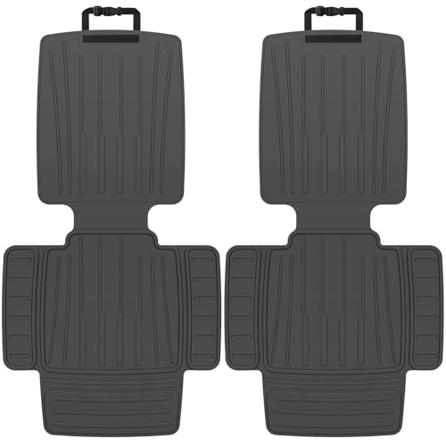 Image of insefocc Car Seat Protector for Child Car Seat，TPE Waterproof & Anti-Slip （No Imprints）,carseat Protector car seat Cover Universal Fit for Baby & Pet Use, BPA-Free（Black -1 PC）