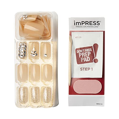 KISS imPRESS Press-On Nails Couture Collection Manicure Kit, ‘Lush Life’, Patented Super-Hold Adhesive, 30 Fake Nails… - Image 7