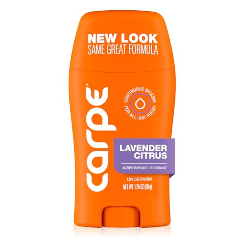 Carpe Underarm Antiperspirant for Women - 100 Hour Sweat & Odor Control - Lavender Deodorant - Clinical Deodorant for Women - Lavender Citrus