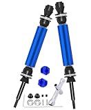 ARRCat Rear Drive Shaft Cvd Axles for 1/10 Rustler VXL 2WD,Slash 2WD VXL,Stampede VXL 2WD, Hoss VXL 2WD,2pcs Upgrades Part Hop-Ups Parts with Wrench,Navy Blue(More Power)