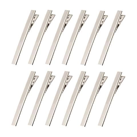 60PCS Metal Crocodile Hair Clips for Styling Cover