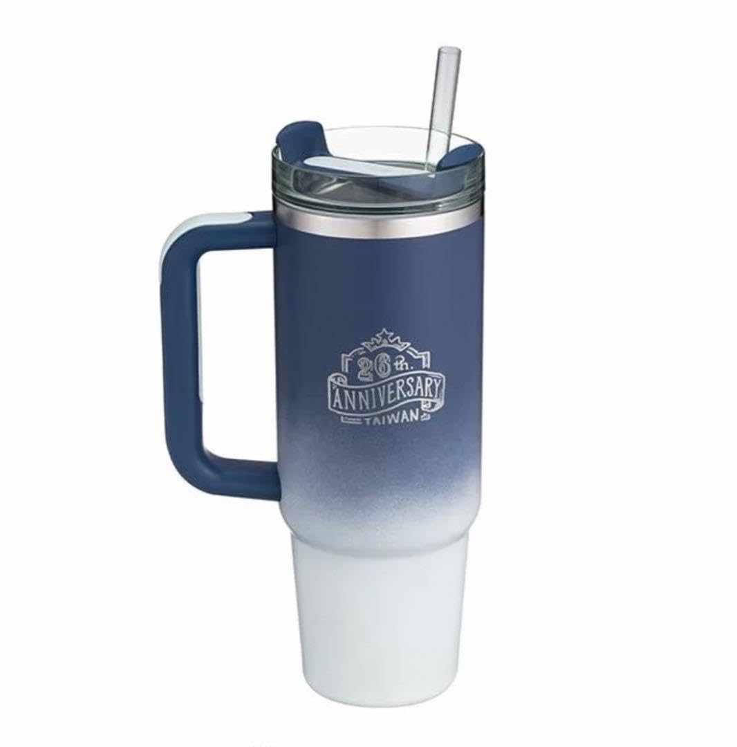 【新品】台湾 スターバックス+スタンレー タンブラー　ブルー　500ml 新品】台湾 スターバックス+スタンレー タンブラー ブルー 500ml