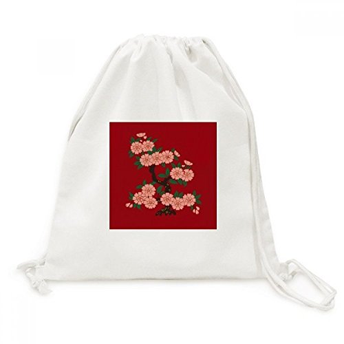 Sac à dos cordon Peinture Fleur idéal pour vos voyages et sorties culturelles