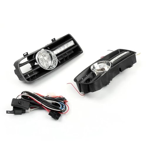 Lámpara DRL de rejilla parachoques con 5 LED para Golf MK4 TDI 1999-2004: mejora tu visibilidad