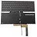 Replacement Keyboard for MSI Katana GF66 GF76 Pulse GL66 GL76 MS-1582 MS-1583 MS-17L1 MS-17H3 Series Laptop with Red Letters Backlit Keyboard US Layout