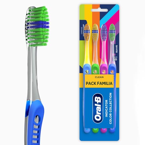 Escova Dental Oral-B Indicator Color Collection - 4 unidades Escova Dental Oral-B Indicator Color Collection - 4 unidades
