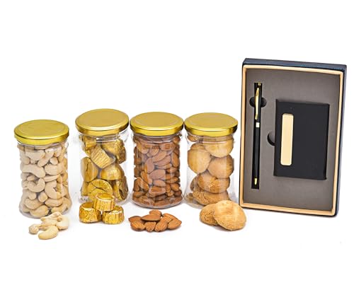 Image of NUTRI MIRACLE Dry Fruits Gift Box for Retirement Ceremony | Appreciation Gift for New Joining, Thank You & Congratulations