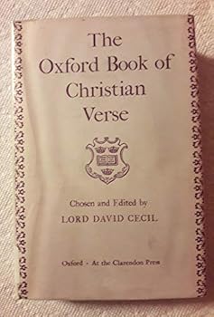 Hardcover Oxford Book of Christian Verse Book