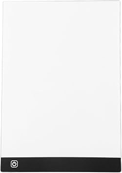 RIZGHWOY A4 Tracing Light Box, Plastic Light Pad with Stepless Dimming for Drawing Animation Sketching and Calligraphy