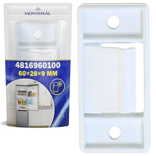 Türschloss für Gefrierschrank 60x28x9 mm mit Originalcode 4816960100 für Beko C00870436 für Whirlpool 817690221 für Smeg Kühl Gefrierkombination - Garantie 10 Jahre - MONTERAL