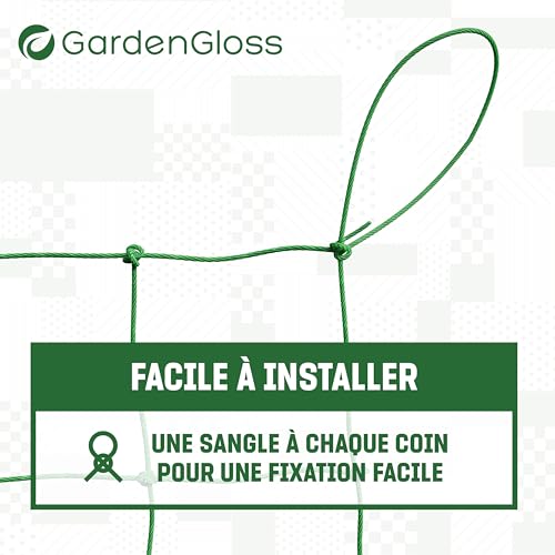 Filet à ramer GardenGloss pour éviter les maladies des tomates et concombres - 5