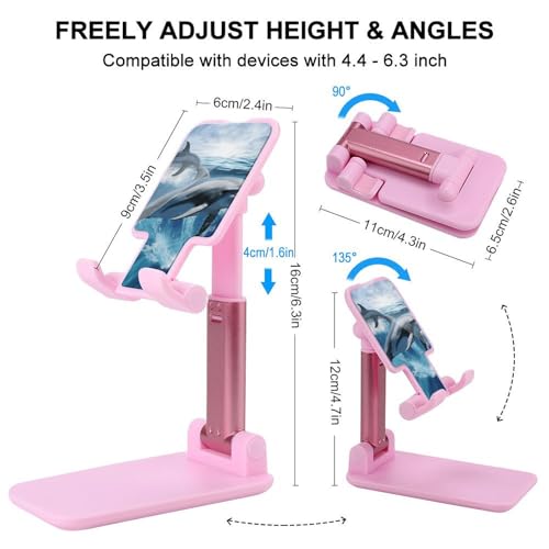 Support de téléphone pliable dauphin mignon, une idée cadeau utile pour smartphone