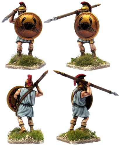 Wargames Delivered Greek Unarmoured Hoplites y Archers 28mm miniatura 5