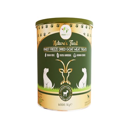 Freeze Dried Cat Treats: Goat Meat (50g/1.76oz), 100 g (Pack of 1)