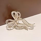 Metal Hair Claw Chlips,Hair Barrettes Butterfly Hair Clip,Non Slip Jaw Clamps for Medium Thick Hair Women Girls (1)