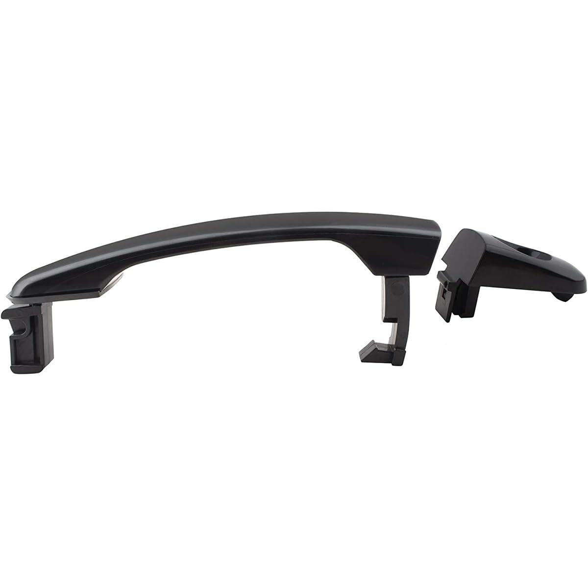 YMAUGP - Manija De Puerta Exterior 2005-2009 Para Chevy Equinox Malibu Para 2005-2010 Torrent G6 W/ojo De Cerradura Para Pontiac G6 2005-2010 Reemplazo# 22672194 Prime Negro Delantero Izquierdo