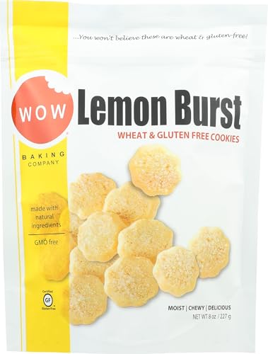 WOW Baking Company Gluten Free Cookies, Lemon Burst, 8 oz