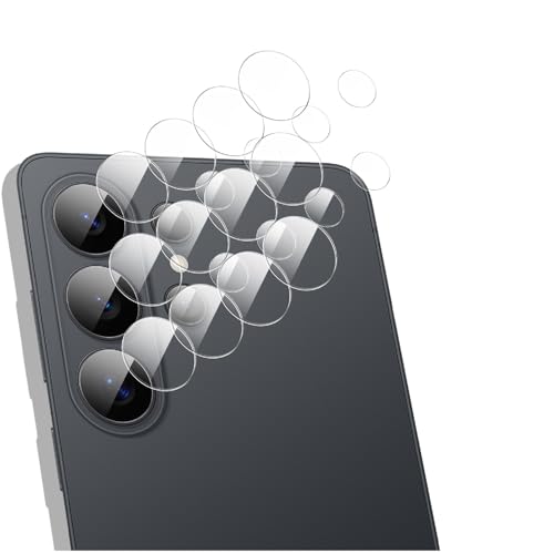 GIOPUEY Caméra Arrière Protecteur Compatible avec Samsung Galaxy S26 Ultra, 4 Pièces HD Verre Trempé [Résistant aux Rayures] Verre Trempé Camera pour...