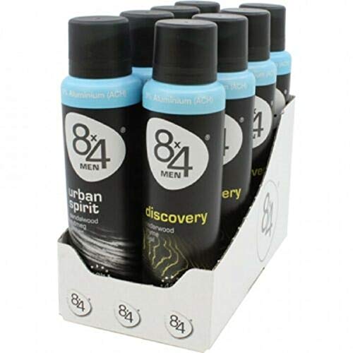 Preisvergleich Produktbild 8x4 Deospray Men Mix 150ml, 8er Pack (8x150ml)