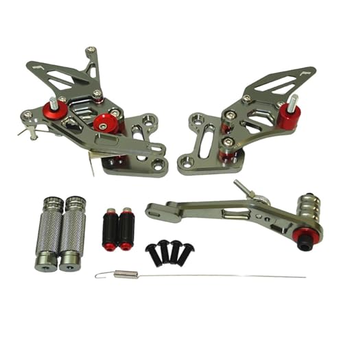 Repose-Pieds Suzuki GSXR1000 en Aluminium CNC Commandes Reculées Haute Performance
