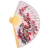 Éventail rétro – finitions soignées, couleur classique, style antique pour un effet décoratif optimal, idéal pour un mariage