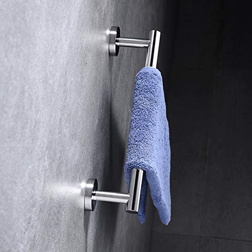 Hoooh 12 Inch Bath Towel Bar Sus 304 Stainless Steel Towel Rack For Bathroom, Kitchen Towel Holder Wall Mount Polished Finish, A100L30-Ch #TOP3