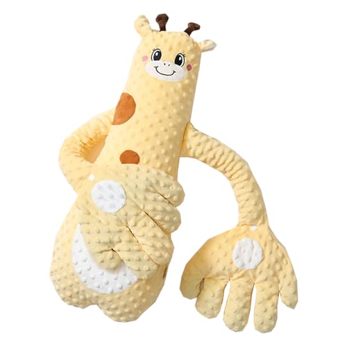 Image of Companion Plush Toy - Animal Shaped Comforting Pillow, Soft Sensory Stuffed Animal for Soothing & Cuddling, Plush Figure Soothing Toys for Home and Travel (Deer)