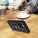 Xiaomi Redmi 10 Case, Redmi 10 4G Case with 3 Pcs Tempered Glass Screen Protector Built in Ring Stand Kickstand + Camera Cover, Hard PC Soft TPU Defender Full Body Protective Armor Case Cover - Black