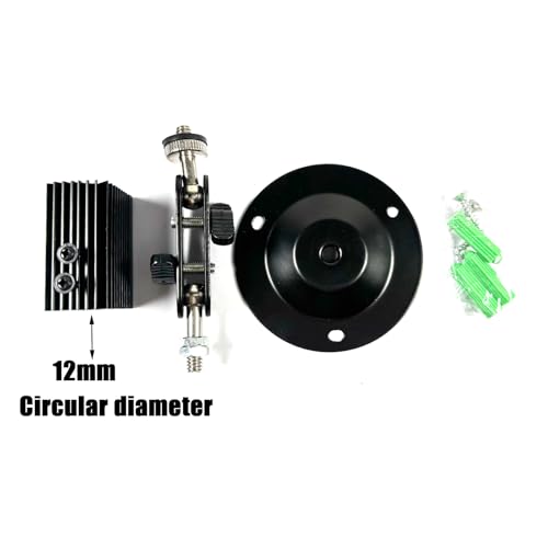 Support positionnement laser 12mm instable ? Fixation réglable 360° lot de 3 - 4