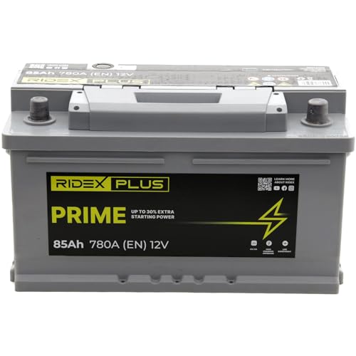 RIDEX PLUS Batería 85, Ah 780, A/EN 1S0027P L 310mm B 175mm H 175mm compatible con VW GOLF VI 5K1 GOLF III 1H1 Passat B6 Variant 3C5 Golf IV Hatchback 1J1 Transporter T5 Furgoneta 7HA, 7HH, 7EA, 7EH