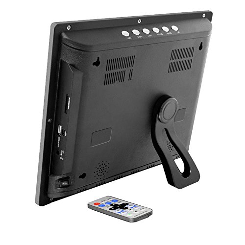 Aluratek (Admpf512F) 12" Hi-Res Digital Photo Frame With 4Gb Built-In Memory And Remote (800 X 600 Resolution), Photo/Music/Video Support, Wall Mountable,Black #TOP2
