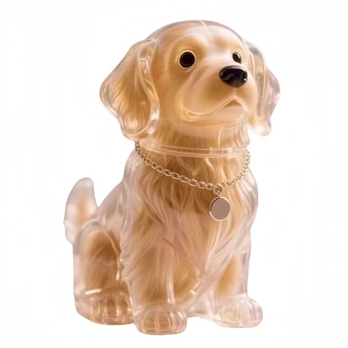 VCSSEOIWA 犬の毛コレクター キーチェーン付き 透明メモリアルボトル ペット毛記念カプセル 愛犬の毛保存 ギフト対応 ペット愛好家向け 思い出収納ボックス 抜け毛記念品(E(1個入り))