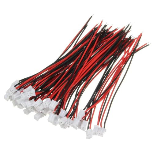 Set 25 pcs Conector Mini JST-PH 2.0mm Cable 10cm miniatura 3