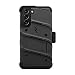 ZIZO Bolt Bundle for Galaxy S22 Plus Case with Screen Protector Kickstand Holster Lanyard - Black