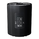 スリーアップ スチーム式 加湿器 11畳 多機能 最大加湿量400ml/h 2.0L 清潔蒸気 上部給水 安全設計 チャイルドロック マグネットプラグ 空焚き防止機能 転倒自動オフ ブラック ST-AZ0672BK