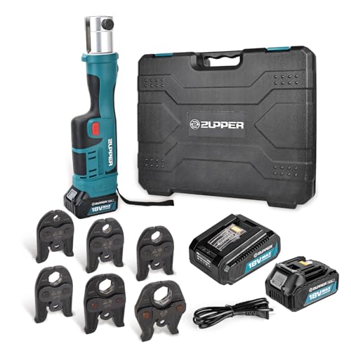 ZUPPER Herramienta Eléctrica de Prensado 18V para Tubos