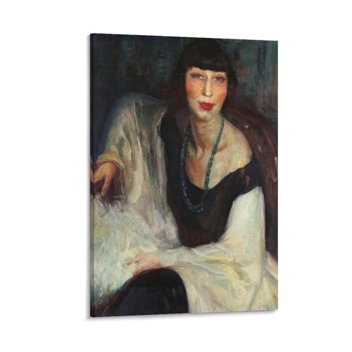 ZMLLCJF Adriano Sousa Lopes,Portrait of Madame Souza Lopes Art Wall Decoration Poster Family Bar Restaurant Garage Cafe Art Sign Gift 20x30inch(50x75cm) ZMLLCJF Adriano Sousa Lopes,Portrait of Madame Souza Lopes Art Wall Decoration Poster Family Bar Restaurant Garage Cafe Art Sign Gift 20x30inch(50x75cm)