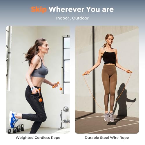 Image of Smart Jump Rope, Wireless Jumping Rope, Supports Game App Interaction, Suitable for Home and Gym exercise, Fitness Skipping Rope, Suitable for Women, Men, Adults and Children
