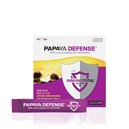 Zuccari Papaya Defence, 30 Bustine, 92 Ml