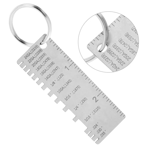 Calibrador portátil DOITOOL para medición precisa de espesores en soldadura, escalas grabadas, herramienta multidimensional para inspección en soldadura y fabricación miniatura 7