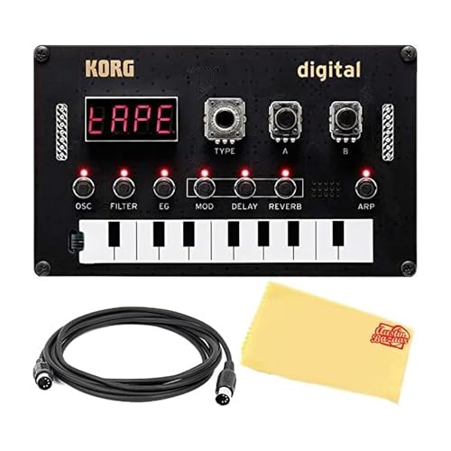 Korg Nu:tekt NTS-1 Synthesizer Kit with MIDI Cable & Cloth
